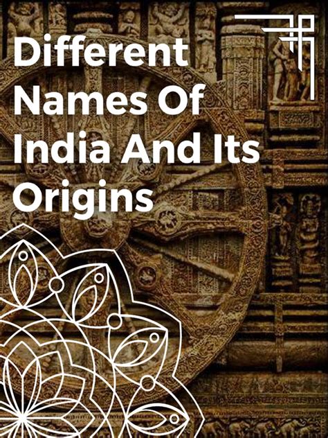 Different Names Of India And Its Origins | PDF