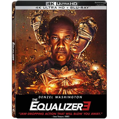 Equalizer 3 The มัจจุราชไร้เงา 3 ปิดเวลานักฆ่าจับเวลาตาย 4k Blu Ray Steelbook 4k Bd มีเสียง