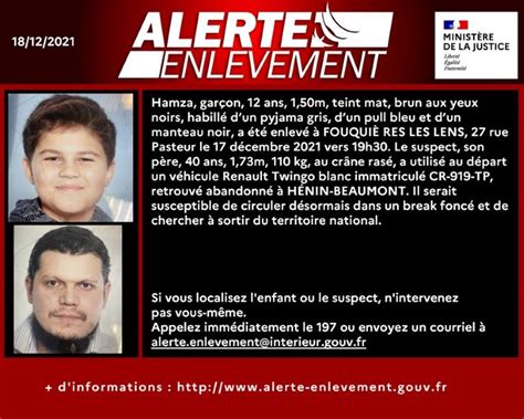 Edit Enfant Retrouv Alerte Enl Vement Un Petit Gar On De