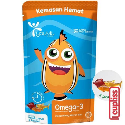 Jual Youvit Multivitamin Gummy Omega Anak Days Vitamin Shopee