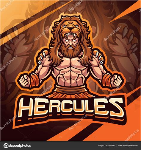 Heracles Mascot Esport Logo Design Stock Illustration by ©visink #620819442