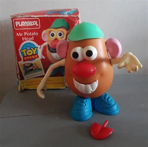 MR POTATO HEAD Toy Story Vintage Playskool With Box Almost Complete 4