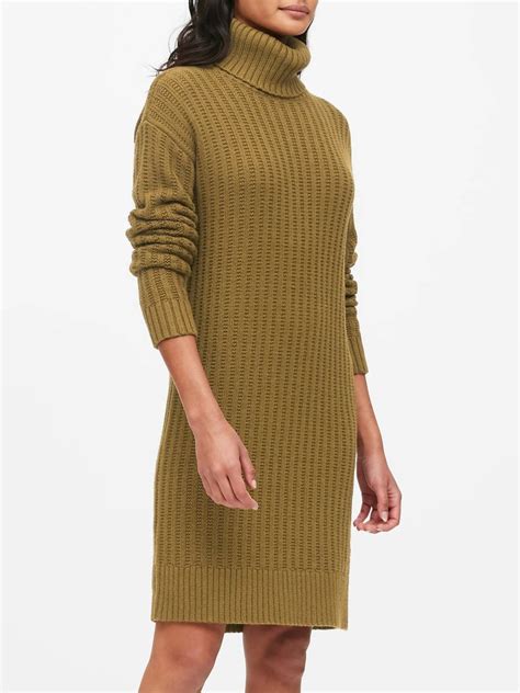 Chunky Turtleneck Sweater Dress Best Dresses From Banana Republic