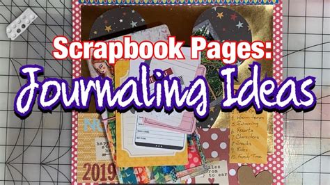 Scrapbooking Ideas For Journaling YouTube