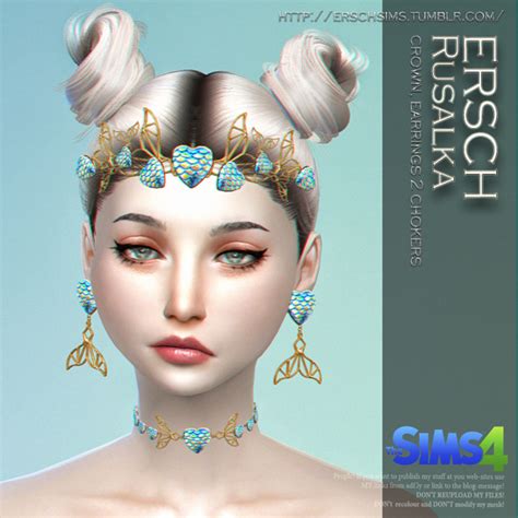 Sims 4 Mermaid Accessories Cc