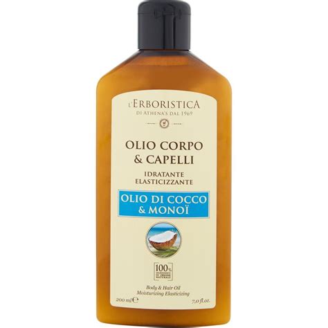 Olio Corpo E Capelli Di Cocco Monoi L ERBORISTICA DI A 200 ML Coop Shop