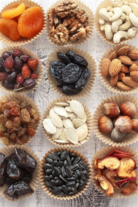 Nuts And Dried Fruits Stock Photo Image Of Sweet Tropical