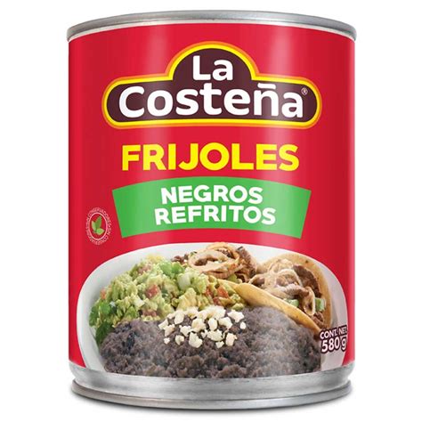 Frijoles Negros La Costeña Refritos 580 Gr Soriana