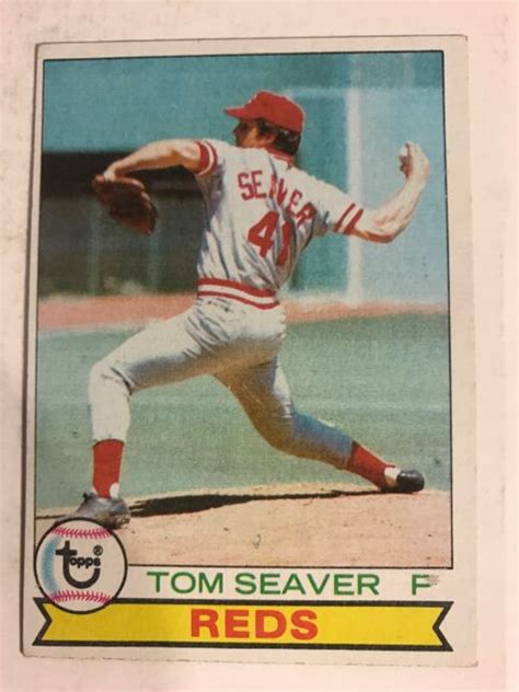 Tom Seaver 1979 Topps Card 100 Ex Mint Cincinnati Reds Hall Of Fame