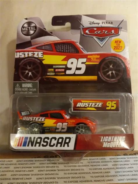Mattel Disney Pixar Cars Nascar Lightning Mcqueen Rusteze 95 New For
