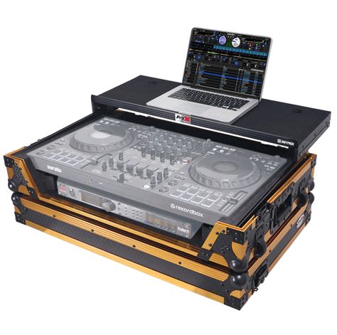 Prox Xs Ddjflx Wlt Fgld Led Flight Style Road Case For Pioneer Ddj