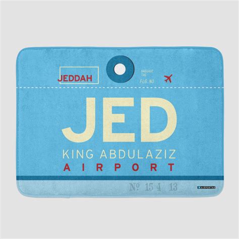 Jed King Abdulaziz Airport Jeddah Saudi Arabia Bath Rug