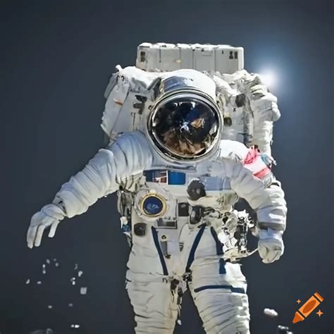 An Astronaut Is Walking High Details Body