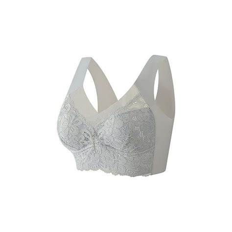 Necalisi Reggiseno Da Donna Grande In Pizzo Senza Ferretti Con