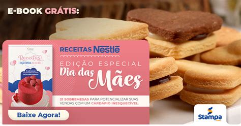 E book Grátis Receitas Nestlé Edição especial Dia das Mães Stampa Food