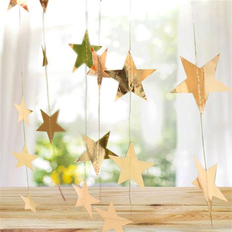 Jual Garland Bintang D Star Party Garland Metalik Meter Shopee