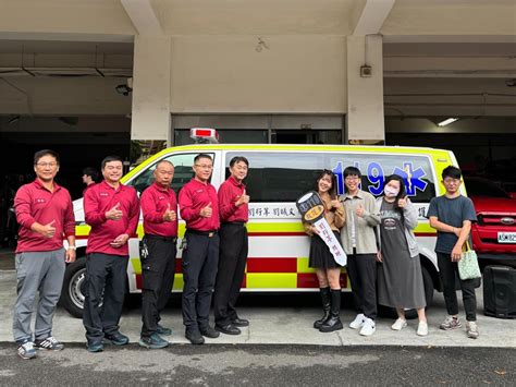 桃園善心市民感念雙親 捐贈三民消防分隊救護車 寶島 中時