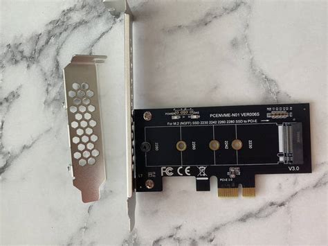 NVME адаптер перехідник карта розширення M. 2 M key SSD на PCI-E 3.0 1Х ...