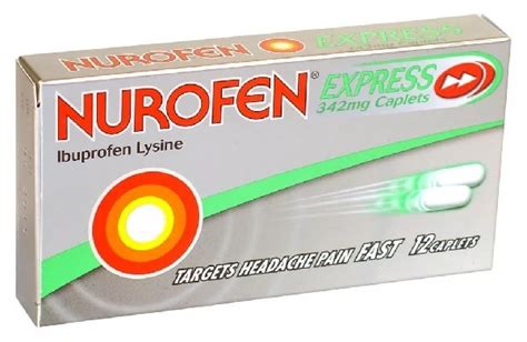 Antiinflammatoire Nurofen Indications Instructions