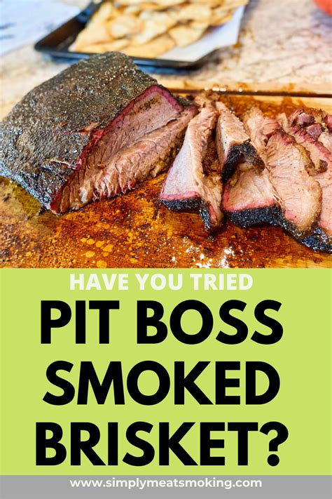 The Cover Of Juicy And Delicious Pit Boss Brisket