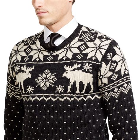 Polo Ralph Lauren Wool Intarsia Reindeer Sweater In Black For Men Lyst