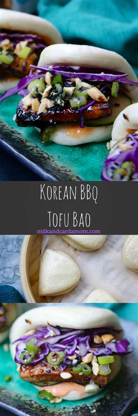Korean Bbq Tofu Bao Recipe Recipes Cooking Recipes Vegan Dinners
