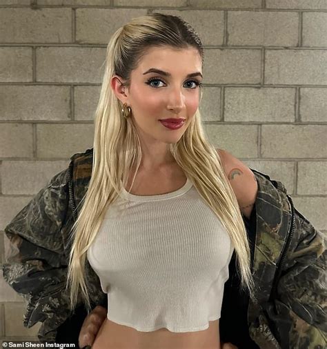 Sami Sheen 19 Teases TOPLESS OnlyFans Shoot In Racy Post Weeks After Undergoing Boob Job