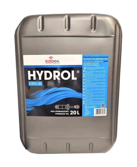 ORLEN OIL HYDROL HV 46 20L OLEJ HYDRAULICZNY L HV 46 20L ORLEN Za 233