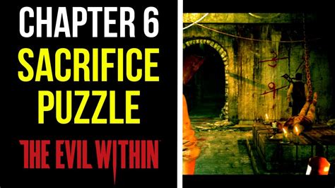 Chapter Puzzle Sacrifice Puzzle The Evil Within Mp Trophy Youtube