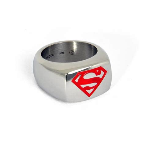 Superman Signal Ring Rot Elbenwald