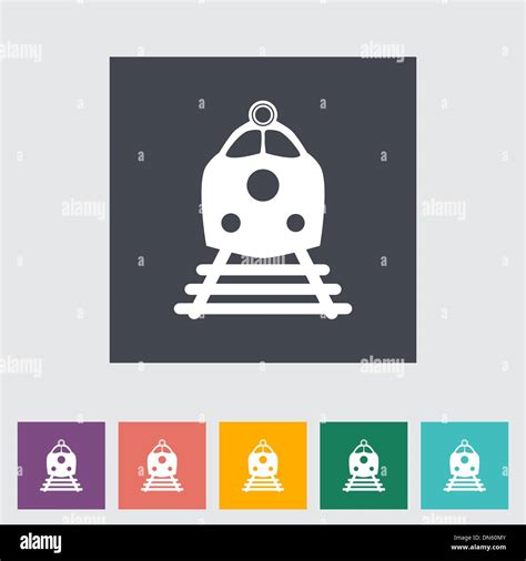 Train Flat Icon Stock Vector Image And Art Alamy