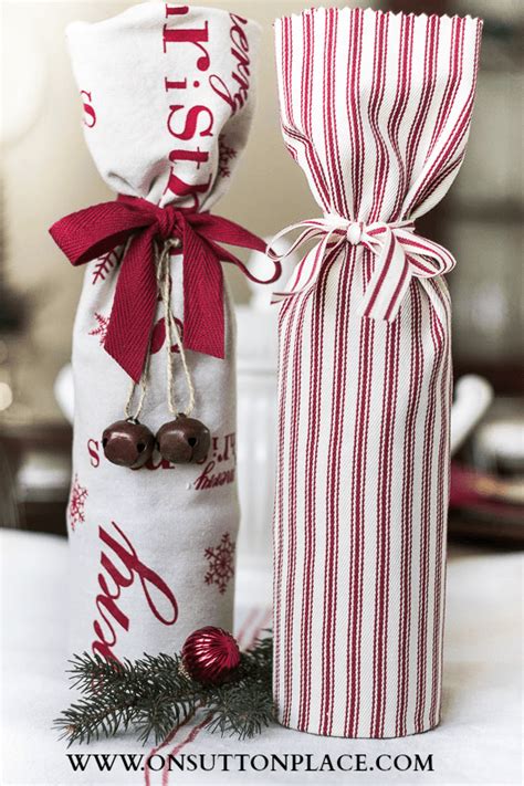 9 Ways To Gift Wrap Wine Bottle Hostess Gifts For Christmas Random