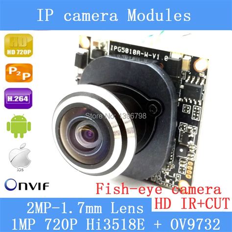 Hi3518E OV9732720P IP Camera Module 1 0MP 360 Degree Wide Angle