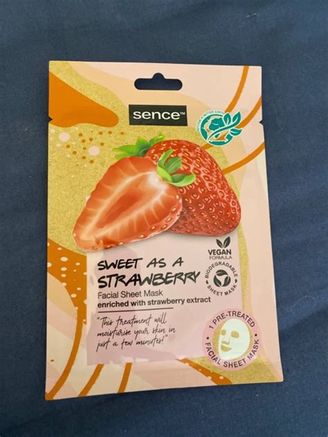 Sence Sweet As A Strawberry Face Sheet Mask INCI Beauty