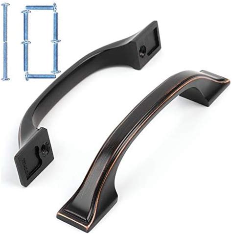 Cosmas 10 Pack 9009ORB Oil Rubbed Bronze Twist Cabinet Hardware Handle