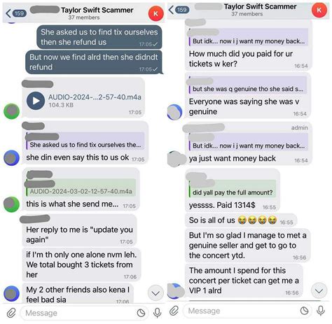 37 Victims Of Taylor Swift Concert Ticket Scams Set Up Telegram Group To Expose Scammer The