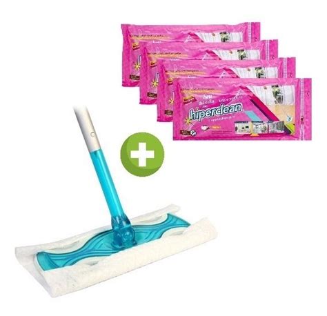 Kit Refis Len Os Midos Mop Hiperclean Tira P Cabelo Mercado