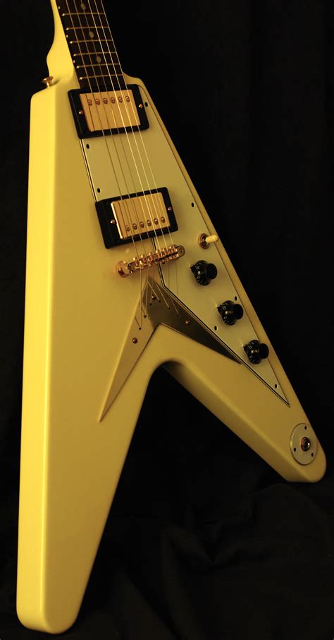 Gibson Flying V Korina Custom Shop 2000 S Guitar For Sale Gitarren Total