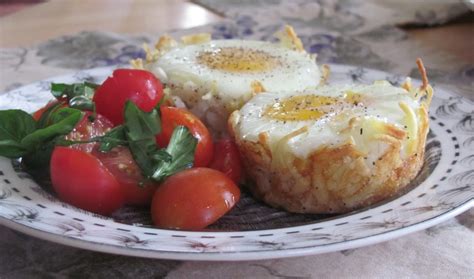 Baked Hash Brown Nests Bohemian Cottage