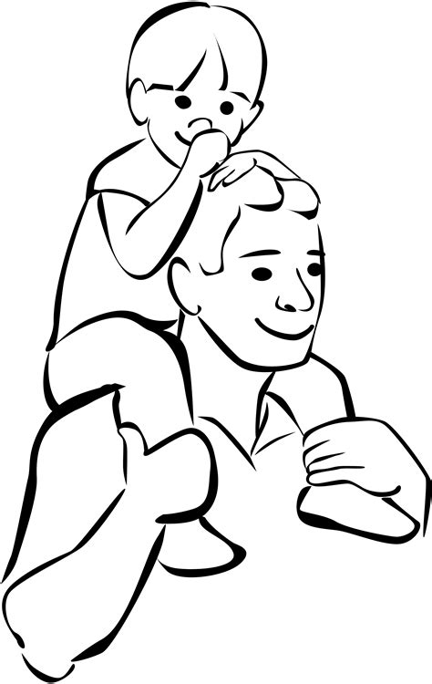 Free Father Clipart Black And White Download Free Father Clipart Black