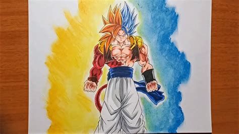 How To Draw Gogeta SSJ 4 SSJ Blue Dibujando A Gogeta SSJ 4 Blue