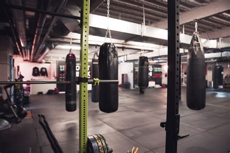 Garage Boxing Gym Setup