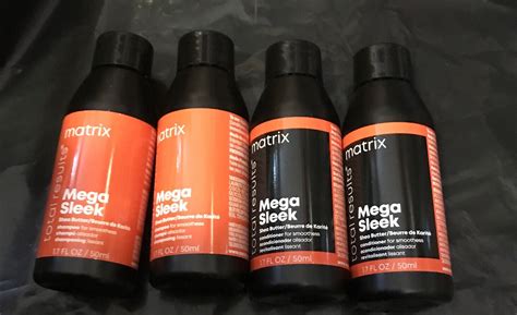 Matrix Mega Sleek Shampoo And Conditioner 1 7 Fl Oz Ea Travel Size Set 2ct New