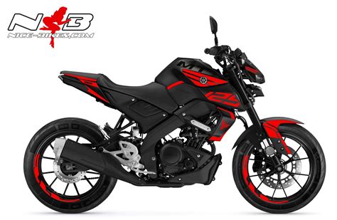 Foliendesign YAMAHA MT125 Bj 2020 24 Racing Red Nice Bikes Händler Shop