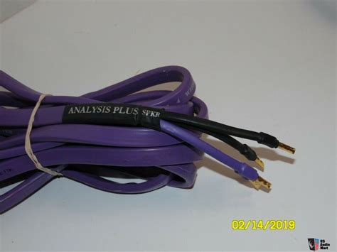 ANALYSIS PLUS Oval Theater 4 Wire Speaker Cable Stereo Bananas To Bi