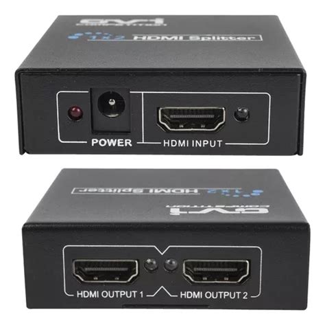 Divisor Splitter Hdmi 1 Entrada 2 Salidas Con Amplificador Meses Sin