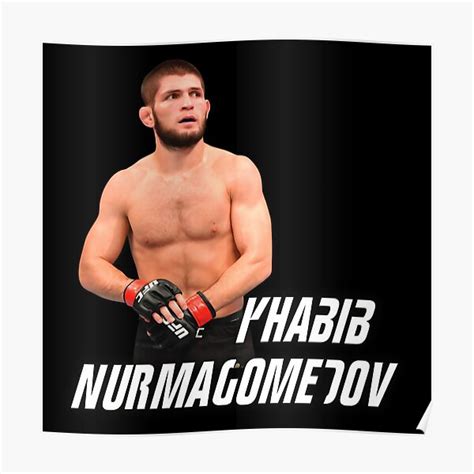 Póster Khabib Nurmagomedov The Eagle Fan ART Artista marcial