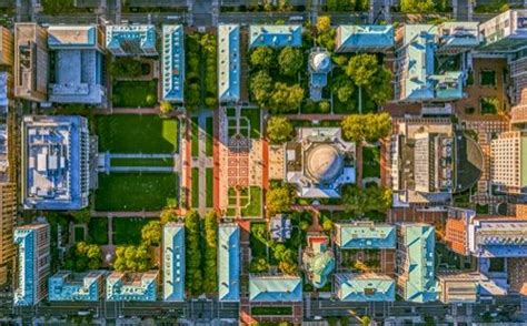 Columbia College Aerial Images Urban Landscape Birds Eye