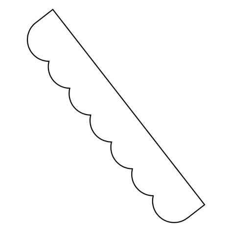 9 Best Images Of Printable Template For Scalloped Border Free