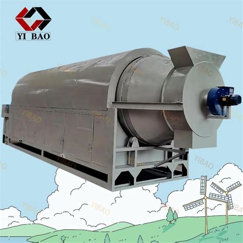 Grain Dryer Drying Machine Wet Food Waste Manure Rotary Drum Dryer To